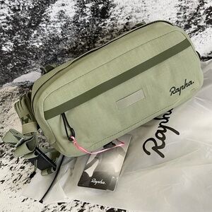 (new+tag) Rapha 2-in-1 bar bag / shoulder sling pack washed green